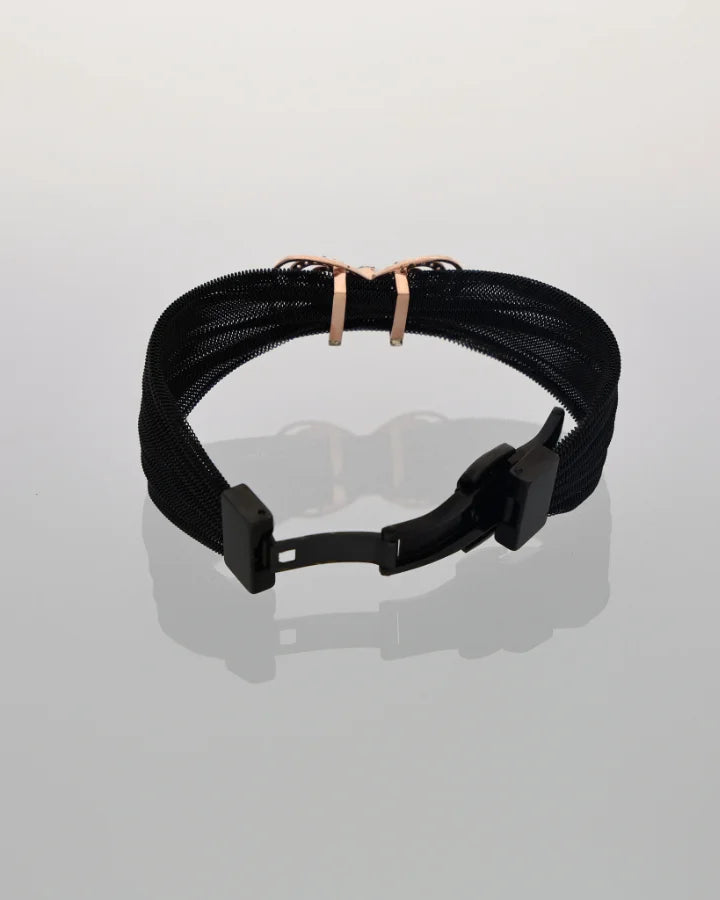 Midnight Heart Luxe Cuff in 92.5 Silver