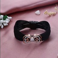 Midnight Heart Luxe Cuff in 92.5 Silver