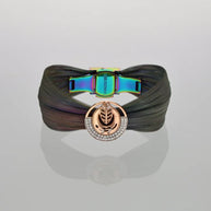 Aurora Shine Round Cuff in 92.5 Silver