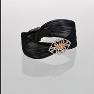 Noir Blush Elegance Cuff in 92.5 Silver