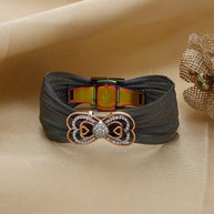 Caramel Blush Luxe Cuff in 92.5 Silver