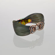 Caramel Blush Luxe Cuff in 92.5 Silver