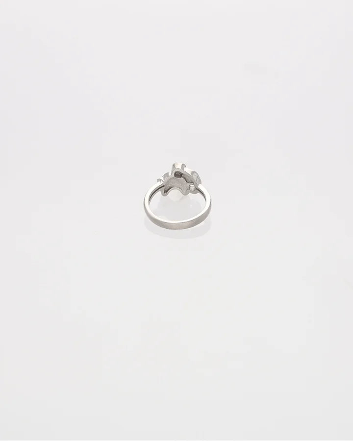 Green Elephant Ring in 92.5 Silver