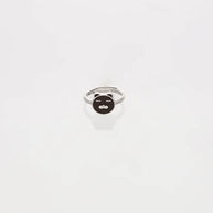 Brown Teddy Bear Adjustable Ring in 92.5 Silver