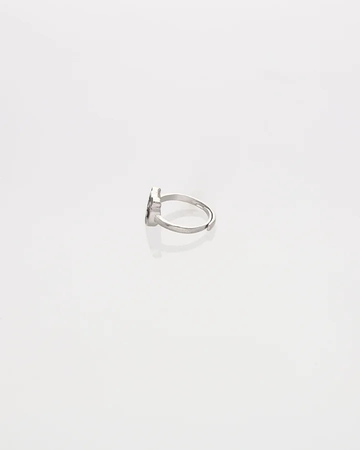 Brown Teddy Bear Adjustable Ring in 92.5 Silver