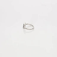 Brown Teddy Bear Adjustable Ring in 92.5 Silver