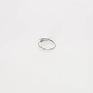 Blue Rocket Adjustable Ring in 92.5 Silver