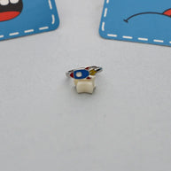 Blue Rocket Adjustable Ring in 92.5 Silver