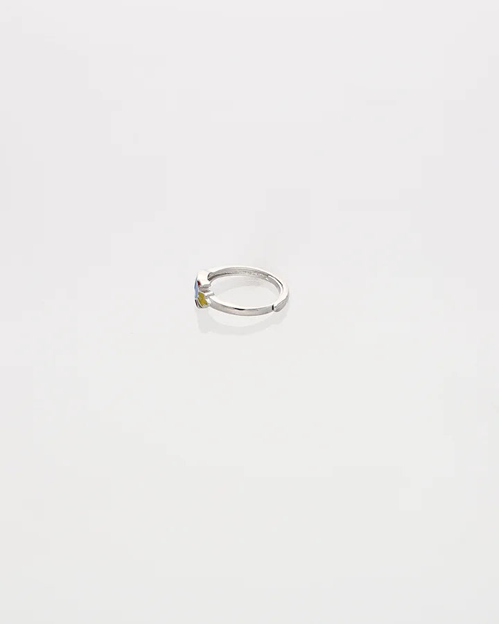 Blue Rocket Adjustable Ring in 92.5 Silver