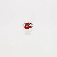 Red Fox Ring in 92.5 Silver
