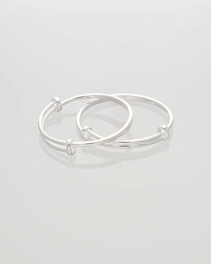 Silver Glow Adjustable Kadli in 92.5 Silver