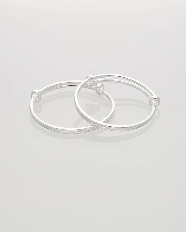 Silver Glow Adjustable Kadli in 92.5 Silver