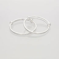 Silver Glow Adjustable Kadli in 92.5 Silver