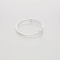 Silver Glow Adjustable Kadli in 92.5 Silver