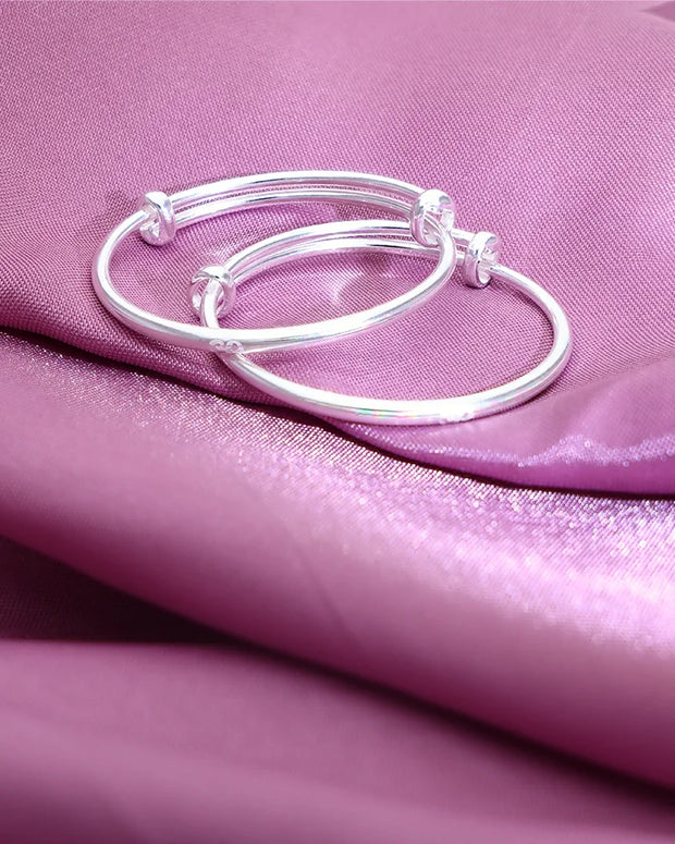 Divine Etch Silver Kadli  in 92.5 Silver