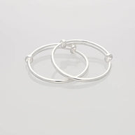 Divine Etch Silver Kadli  in 92.5 Silver