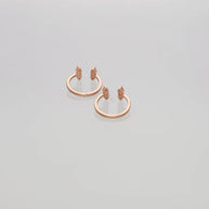 Rectarose Toe Ring in 92.5 Silver