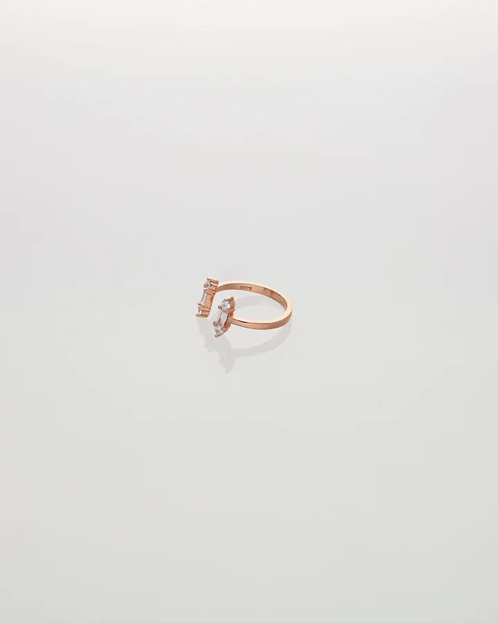 Rectarose Toe Ring in 92.5 Silver