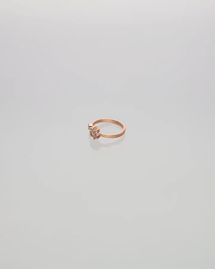 Florarose Charm Toe Ring in 92.5 Silver