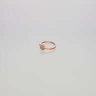 Florarose Charm Toe Ring in 92.5 Silver