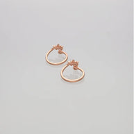 Crownrose Regal Toe Ring in 92.5 Silver