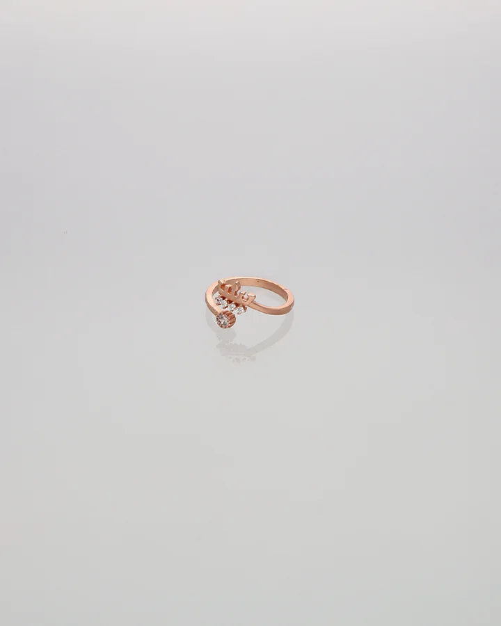 Crownrose Regal Toe Ring in 92.5 Silver