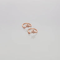 Celestia Star Toe Ring in 92.5 Silver