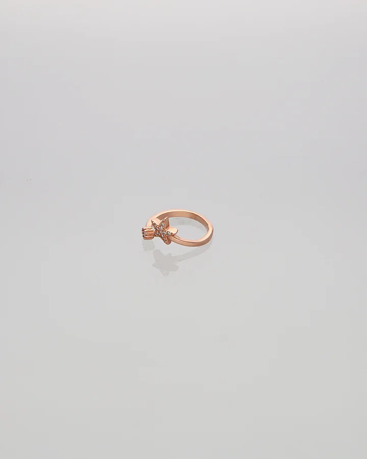 Celestia Star Toe Ring in 92.5 Silver