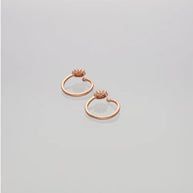 Aurelia Eye Glow Toe Ring in 92.5 Silver