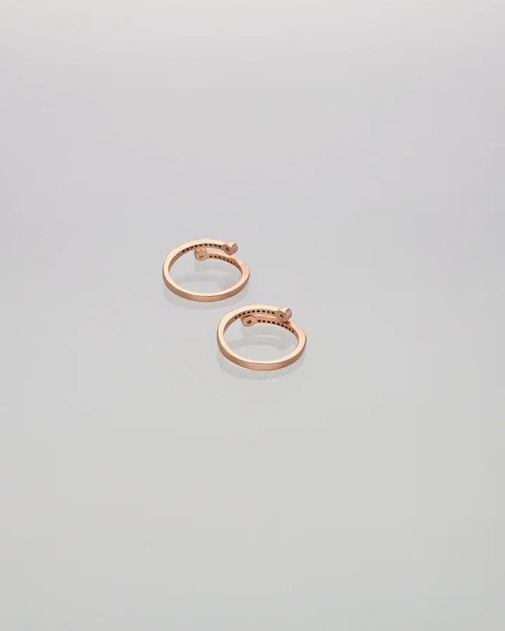 Serenora Dual Spark Toe Ring in 92.5 Silver