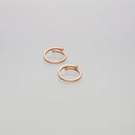 Serenora Dual Spark Toe Ring in 92.5 Silver