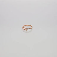 Serenora Dual Spark Toe Ring in 92.5 Silver