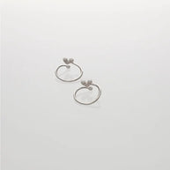 Rosette Heart shine Toe Ring in 92.5 Silver