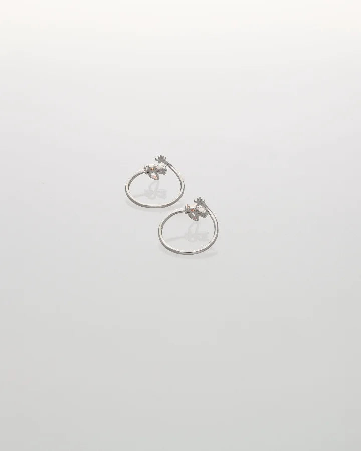 Flutura Grace Toe Ring in 92.5 Silver