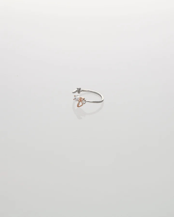 Flutura Grace Toe Ring in 92.5 Silver