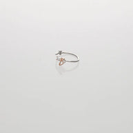 Flutura Grace Toe Ring in 92.5 Silver