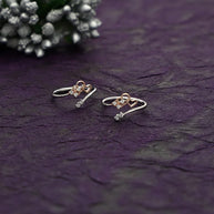 Amora Heart link Toe Ring in 92.5 Silver