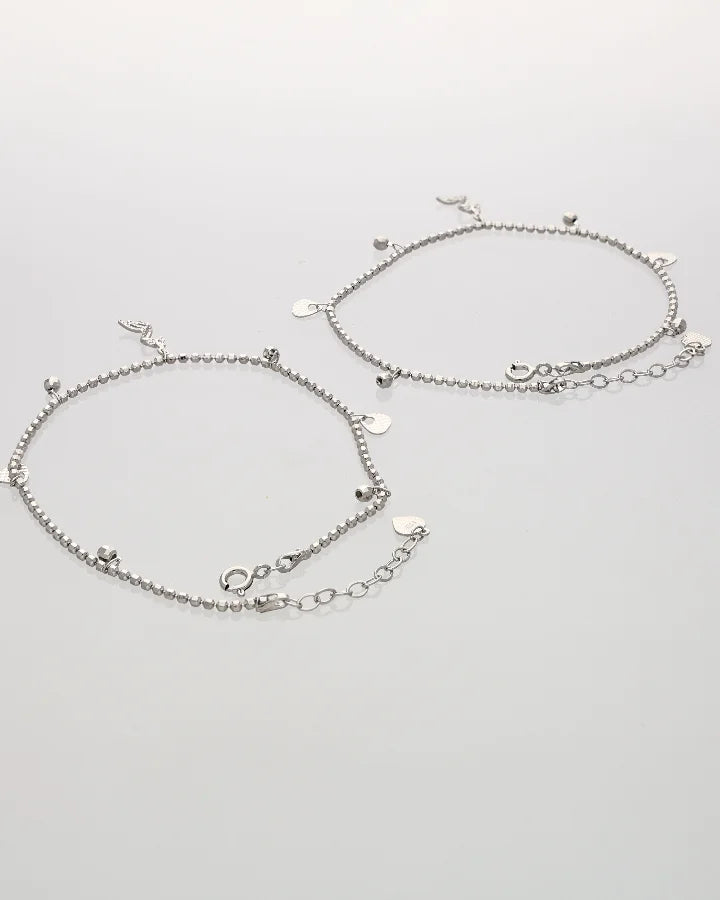 Cordia Heartfall Payal in 92.5 Silver