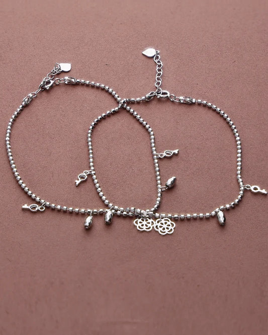 Keyra Charm Symphony Payal in 92.5 Silver