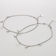 Keyra Charm Symphony Payal in 92.5 silver