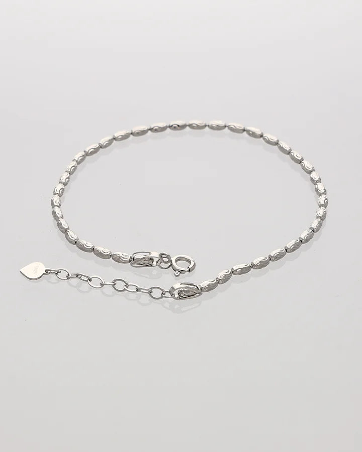 Ovalis Gleam Cut Payal in 92.5 silver