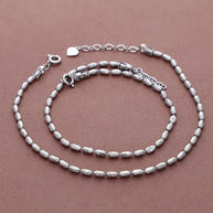 Ovalis Gleam Cut Payal in 92.5 silver