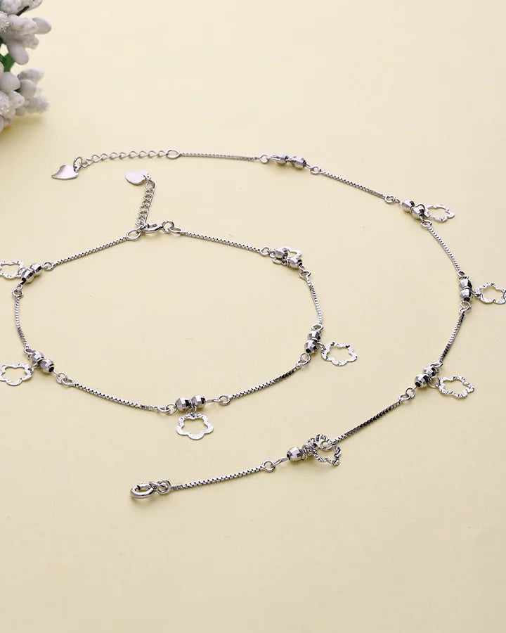 Floria Bloom Payal in 92.5 silver