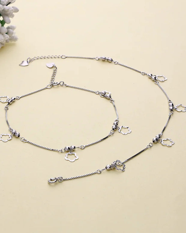 Floria Bloom Payal in 92.5 silver