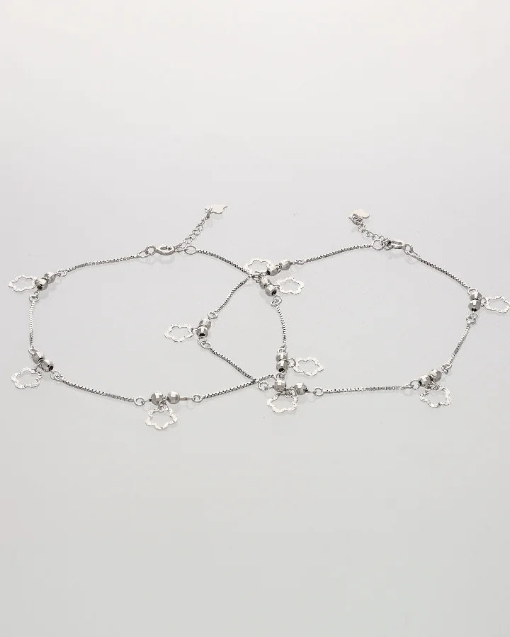 Floria Bloom Payal in 92.5 silver