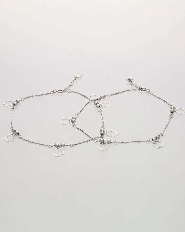 Floria Bloom Payal in 92.5 silver