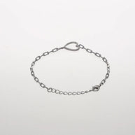 Heartspark Link Charm Bracelet in 92.5 Silver