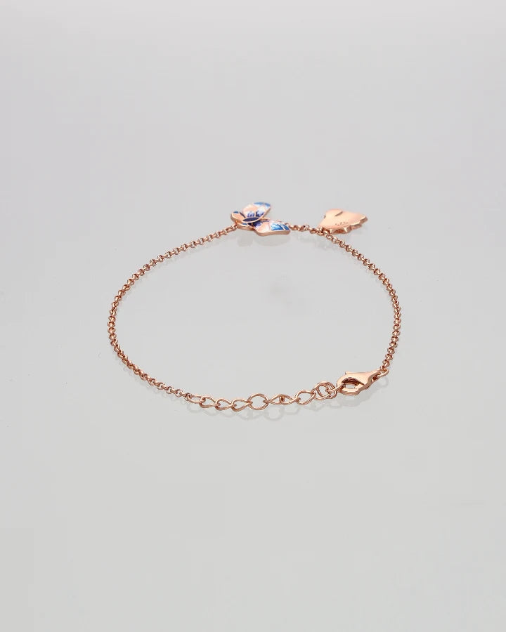 Roselle Butterfly Grace Bracelet in 92.5 Silver