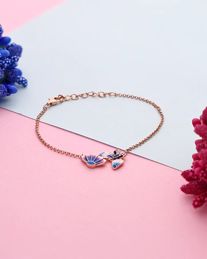 Butterfly Bracelet in 92.5 Silver