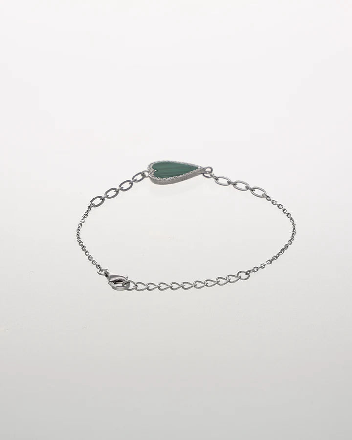 Verdure Heartshine Silver Bracelet in 92.5 Silver